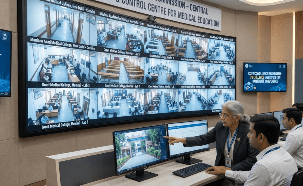 NMC Orders 70 Medical Colleges to Fix Security Camera Systems